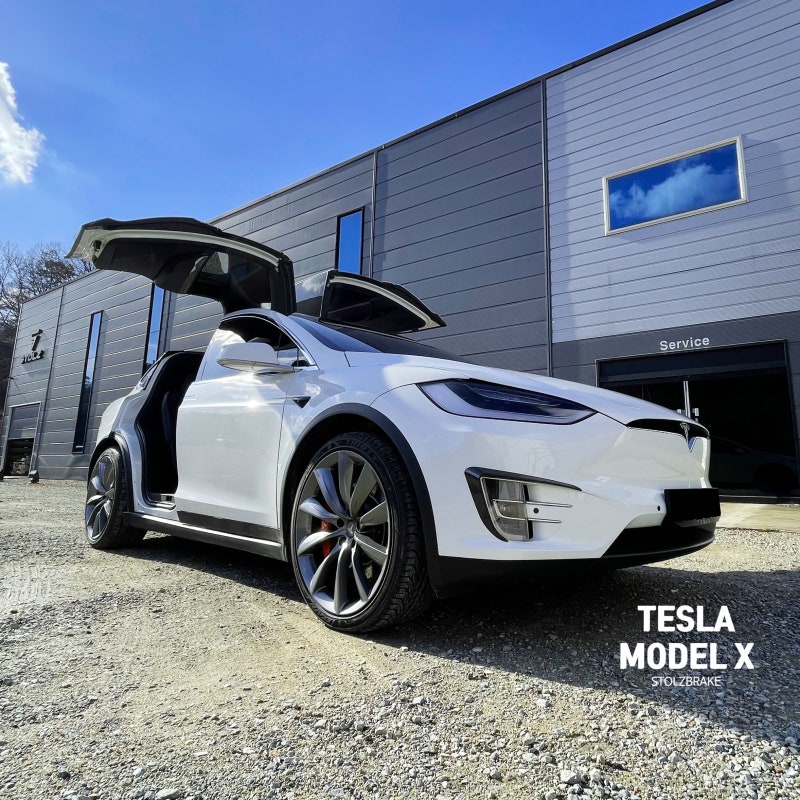 TESLA MODEL X Performance Big Brake Front 8 Pot (405mm) Rear 4 Pot